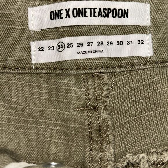 One Teaspoon Green Relaxed Pants(Size 24) - Picture 10 of 10